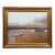 Michael McGovern Grounded Boats Beach Landscape Oil Painting on Canvas For Sale