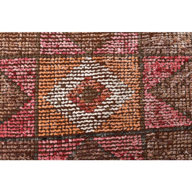 Vintage Wool Runner Rug For Sale - Image 5 of 11