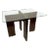 Adrian Pearsall Walnut and Glass Side Table For Sale