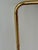 Mid-Century Modern Late 20th Century Hollywood Regency Polished Brass Adjustable Height Pharmacy Floor Lamp With Hooded Shade For Sale - Image 3 of 12