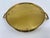 Vintage Small Faux Bamboo Brass Tray/ Catchall For Sale - Image 9 of 10