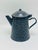 This charming vintage graniteware coffee pot features a classic tapered form with a hinged domed lid, angled spout, and...