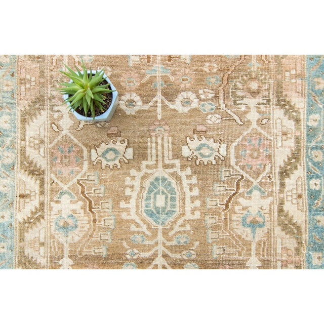 House of Séance - 1910s Antique Kurdish Hand-Knotted Runner - 3’1” X 13’10” For Sale In Los Angeles - Image 6 of 10