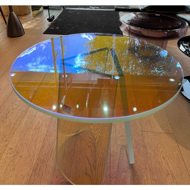 Modern Glas Italia Shimmer Table For Sale - Image 3 of 5