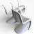 Glass Space Age Fibreglass Chairs by Verner Panton, 1960s, Set of 4 For Sale - Image 7 of 8