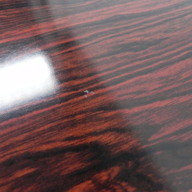 Metal Coffee Tables with Wood Print, 1950s, Set of 2 For Sale - Image 7 of 18