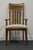 Sumter Cabinet Quarter Sawn Oak Mission Style Arts & Crafts Dining Arm Chair For Sale - Image 4 of 9