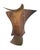 Abstract copper sculptures Unknown artist and period made Left sculpture has minor tear as shown in the photos Left...
