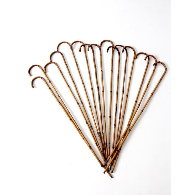 Early 20th Century 1920s Bamboo Cane Collection For Sale - Image 5 of 9