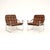 Vintage Danish Leather and Chrome Armchairs from Karin Mobring, 1970s, Set of 2 For Sale - Image 11 of 11