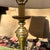 1970s 1970s Brass Shell and Pearl Detailed Table Lamp For Sale - Image 5 of 7
