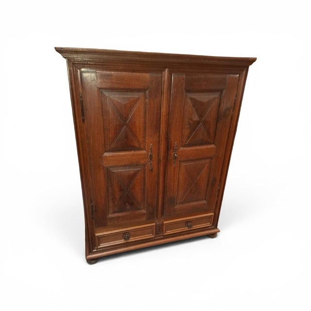 Small Antique Louis XIII Cabinet, 1890 For Sale - Image 10 of 10