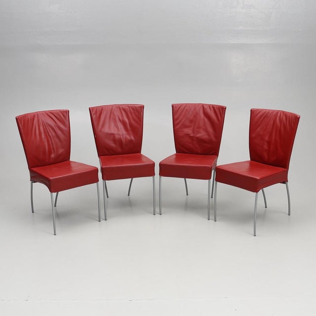 Vintage Spica Chairs by Gijs Papavoine for Montis, 1980s, Set of 4 For Sale - Image 6 of 6