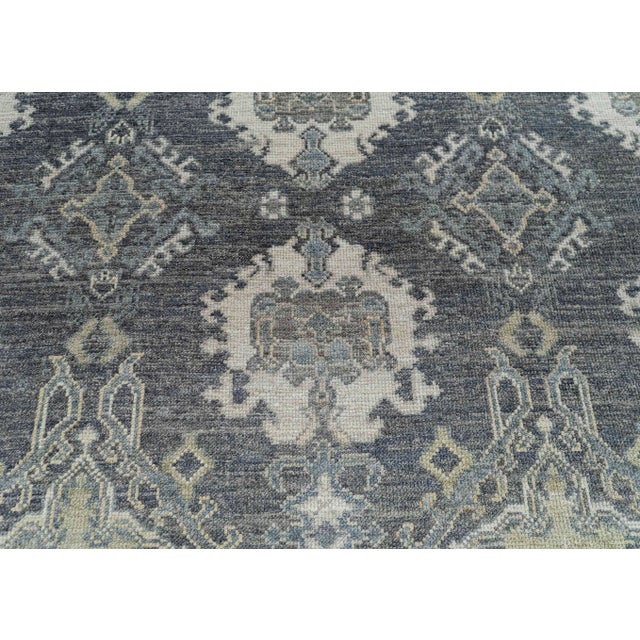 Turkish Oushak Rug 9'3" x 13'1" #20363 For Sale - Image 4 of 8