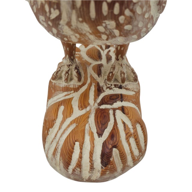 Vintage Sarreid LTD Lifesize Hand Carved Wood Goose Sculpture Spain Designer Décor For Sale - Image 10 of 10