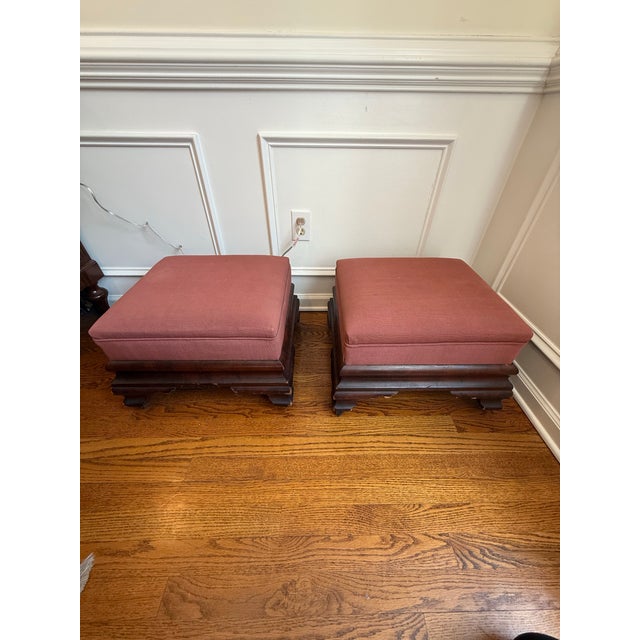 Late 19th Century Empire Period Foot Stools- Set of 2 For Sale - Image 10 of 12