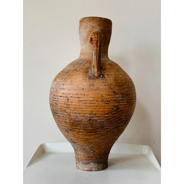 19th Century Set of Three Picher "Cantaro" from Calanda, Spain, Terracotta Vase For Sale - Image 18 of 18