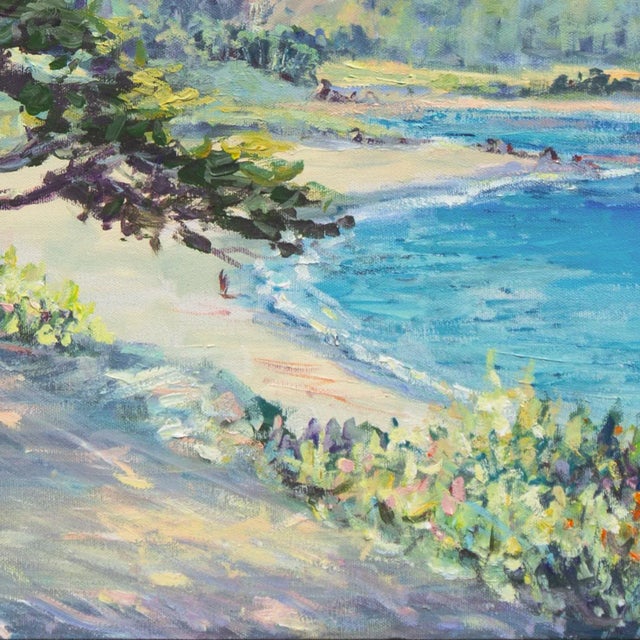 Contemporary 'Monterey Coastline' by Delia Bradford, Carmel, Big Sur, Pacific Ocean, California Impressionist For Sale - Image 3 of 8