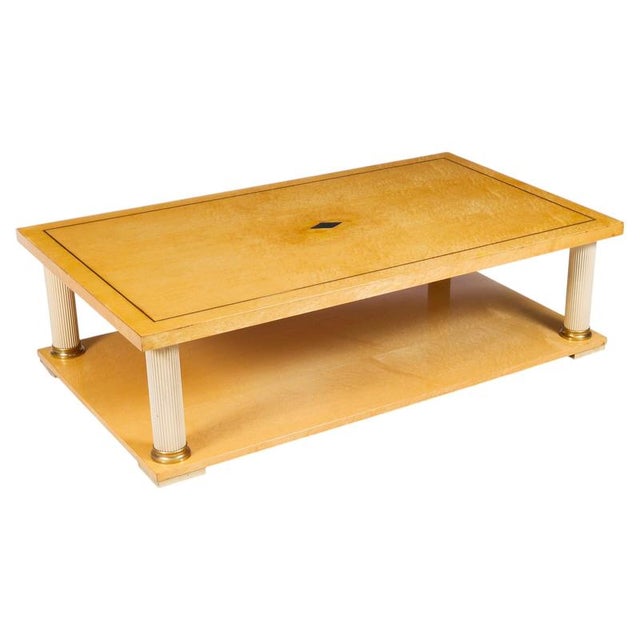 20th Century Birdseye Maple Coffee Table from Harrods For Sale - Image 13 of 13