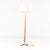 Mid 20th Century Gerald Thurston for Lightolier Mid Century Walnut and Brass Floor Lamp For Sale - Image 5 of 9