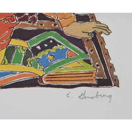 Artist: Estelle Ginsburg, American Title: Japonais Year: circa 1981 Medium: Lithograph, signed and numbered in pencil...