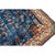 Vintage Blue Chinese Peking-Style Floral Pagoda Rug For Sale - Image 9 of 11