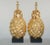 Mid-Century Modern Marbro Italian Ceramic Pineapple Lamps Gold For Sale - Image 3 of 12