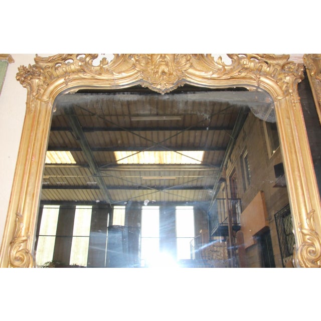 Large Giltwood Mirror, 19th Century For Sale - Image 12 of 13