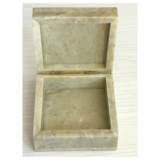 2000 - 2009 Ooak, Sudha Style, Soapstone Box/Natural Turquoise, Coral For Sale - Image 5 of 7