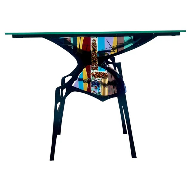 This striking and dynamic console handmade by artist Sabra Richards ( American, b 1947) exemplifies the seamless fusion of...