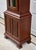Traditional Mahogany Grandmother Clock Vintage Mechanical Embossed Dial For Sale In Philadelphia - Image 6 of 18
