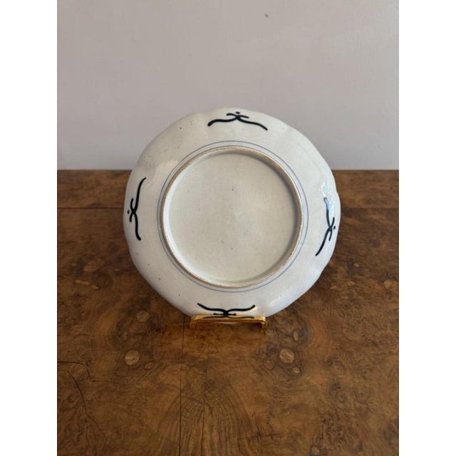 Antique Japanese Imari Plates, 1900s, Set of 2 For Sale - Image 3 of 5