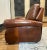 Vintage Traditional Chocolate Brown Leather Club Chair Recliner With Brass Nailhead Trim For Sale In Houston - Image 6 of 16