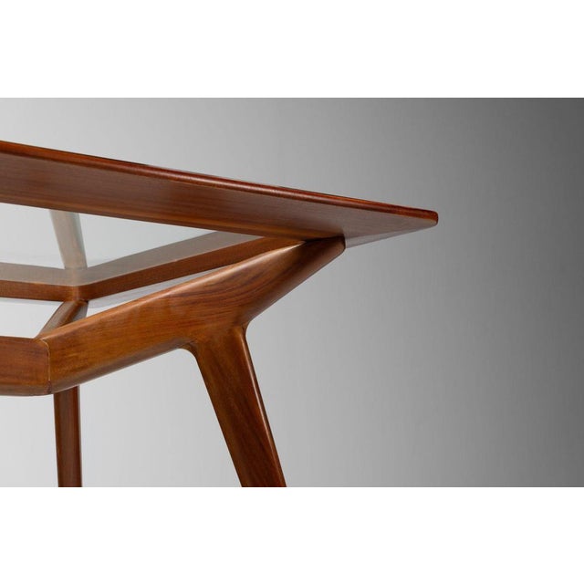 Sculptural Mahogany Dining Table by Franco Albini, Italy, 1950s For Sale - Image 18 of 18