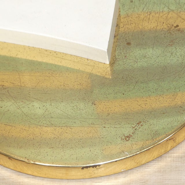 Space Age Adjustable Arc Floor Lamp in Gold Chrome Plating with Acrylic Glass Shade from Sölken Leuchten, 1970s For Sale - Image 11 of 14