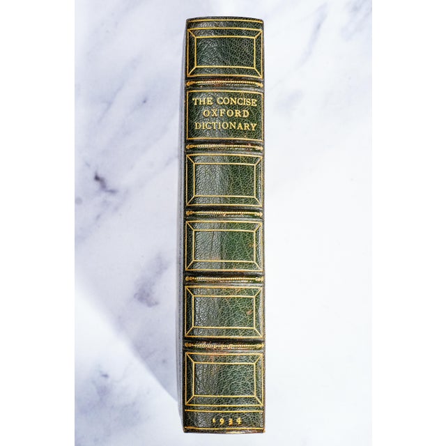 A refined and highly desirable Luxury Edition of The Concise Oxford Dictionary, published in 1934, this handsome volume...