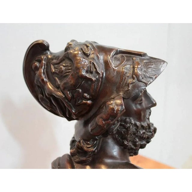 Bust of Pericles, 1920s, Bronze For Sale - Image 10 of 13