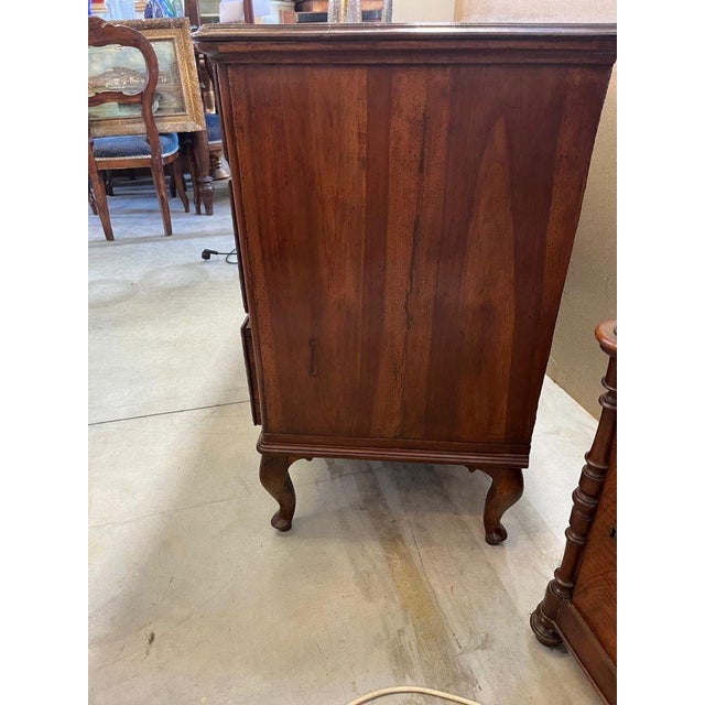 Brown Directoire Chest of Drawers in Walnut, 1890s For Sale - Image 8 of 14