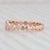 2010s New 0.10ctw Stackable Diamond Cluster Ring 18k Rose Gold Size 7 Wedding Band For Sale - Image 5 of 8