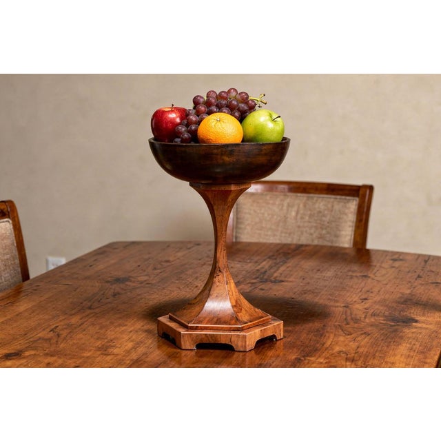 Biedermeier Walnut Bowl from Josef Danhauser, Austria, 1820s For Sale - Image 6 of 8