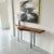 Contemporary Handcrafted Live Edge Black Walnut Console Table With Hairpin Legs For Sale - Image 3 of 12