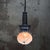 1950s Vintage Industrial Blue Enamel Work Pendant Lamp For Sale - Image 5 of 7