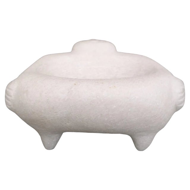 Lying Figure Hand Carved Marble Sculpture by Tom Von Kaenel For Sale