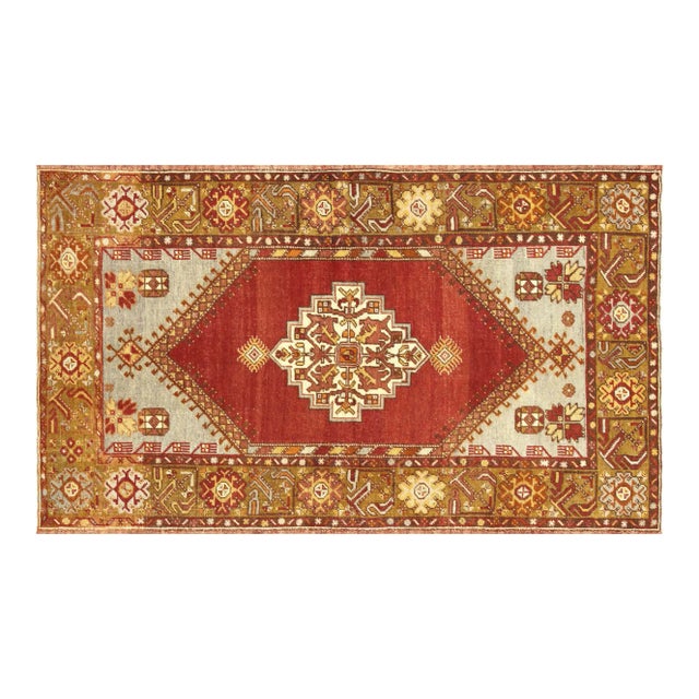 1960s Turkish Oushak Rug For Sale