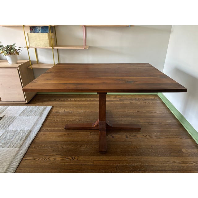Wood Philadelphia Table Company — Early Custom Solid Wood Dining Table For Sale - Image 7 of 7