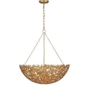 Alexa Hampton by Visual Comfort Studio Kelan Large Pendant, Antique Gild