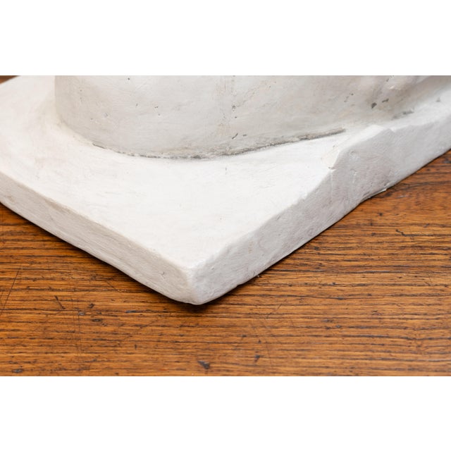 Cream Art Deco Swan Sculpture in Paint & Plaster, 1950s For Sale - Image 8 of 10