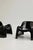 1980s Toga Chairs in Black Fiberglass by Sergio Mazza for Artemide, 1980s, Set of 2 For Sale - Image 5 of 15