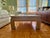 Asian 1970s Karl Springer Style Ming-Base Travertine Coffee Table For Sale - Image 3 of 6