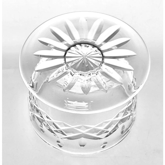 Waterford Crystal 20th Century Waterford Lismore Condiment/Dessert Coupes - A Pair For Sale - Image 4 of 5